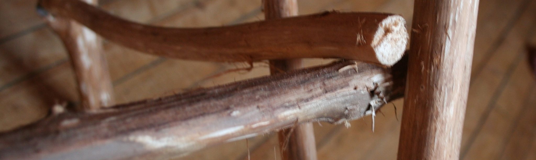 Laying down the Bones; making a rustic chair
